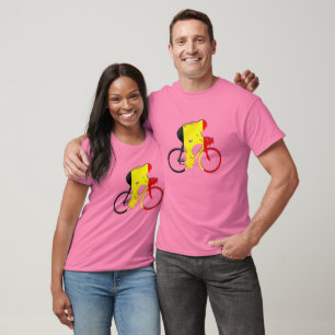 Belgian Cyclists from Belgium Bicyle Gear T-Shirt