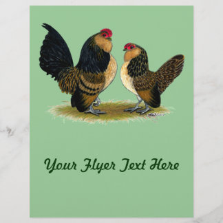 Belgian d'Anvers Bantams: Quail Flyer