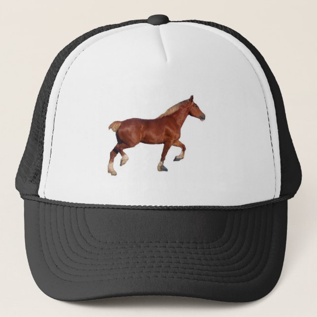 Belgian Draught   Horse Trucker Hat (Front)