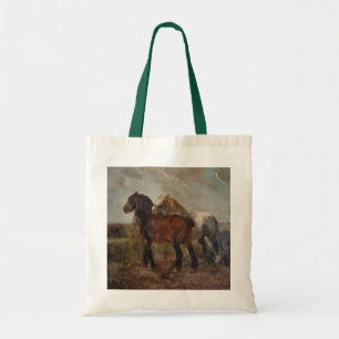 Belgian Draught Horse Vintage Fine Art Farm Painti Tote Bag
