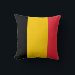 Belgian Flag American MoJo Pillow<br><div class="desc">Introducing the MoJo pillow featuring the flag of Belgium – a stylish addition to your home decor! Crafted with high-quality materials and attention to detail, this pillow celebrates Belgian heritage and national pride. The design prominently displays the iconic tricolor flag of Belgium, with its vertical stripes of black, yellow, and...</div>
