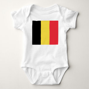 Belgian Flag Baby Bodysuit