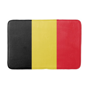 Belgian Flag Bath Mat