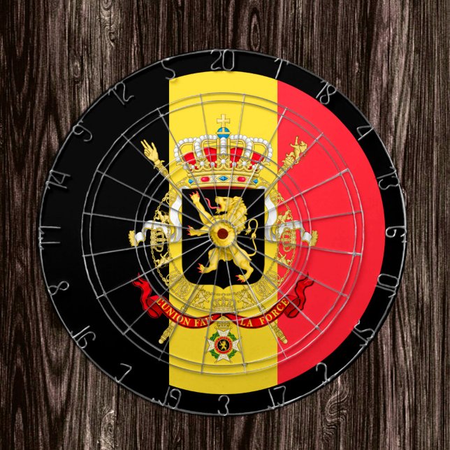 Belgian Flag Dartboard & Belgium / game board (Creator Uploaded)
