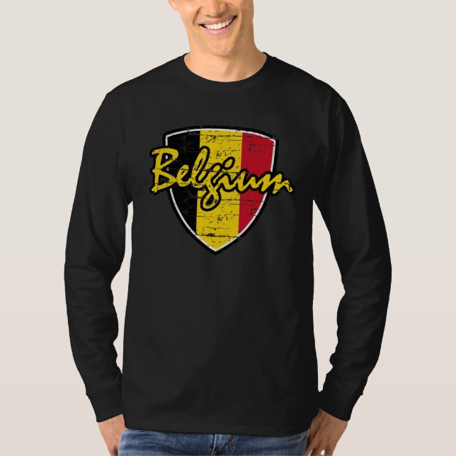 Belgian flag design T-Shirt (Front)