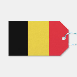 Belgian Flag Gift Tags