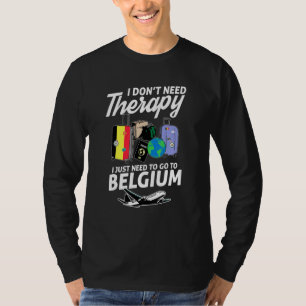 Belgian Flag I Belgium Flag I Vacation Belgium T-Shirt