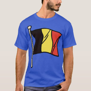 Belgian Flag Illustration T-Shirt