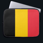 Belgian Flag Laptop Sleeve<br><div class="desc">Add a stylish touch to your tech accessories with our exclusive laptop sleeve featuring the flag of Belgium! Crafted with meticulous attention to detail, this laptop sleeve is more than just a protective case; it’s a celebration of Belgium’s rich heritage and cultural pride. The vibrant design prominently showcases the iconic...</div>