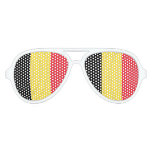 Belgian flag party shades Belgium sunglasses