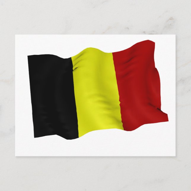 Belgian flag postcard (Front)