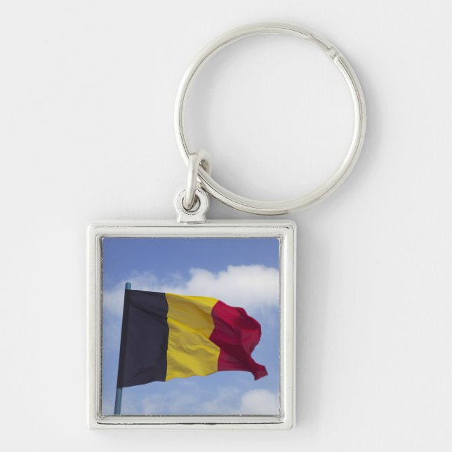 Belgian flag RF) Key Ring (Front)