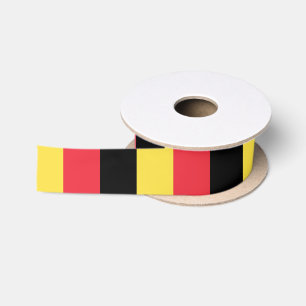 Belgian flag ribbon satin ribbon