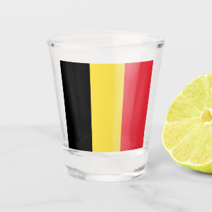Belgian Flag Shot Glass