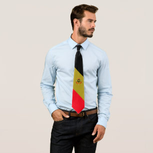 Belgian flag tie