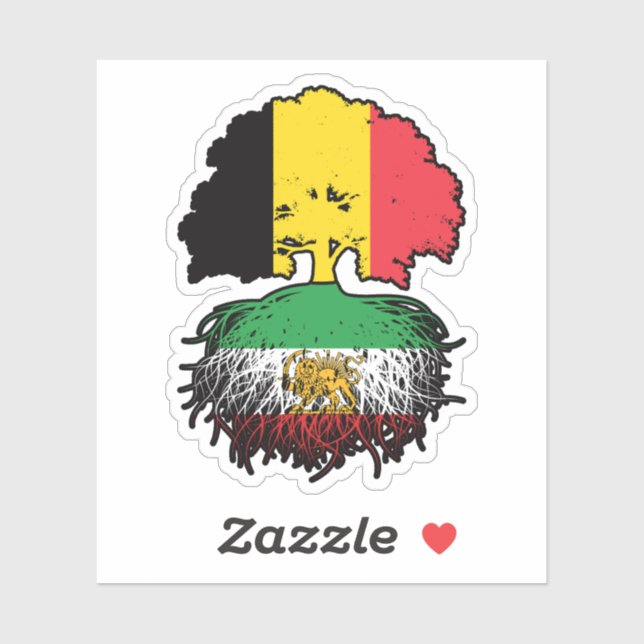 Belgian Grown Iranian Roots Lion and Sun (Sheet)