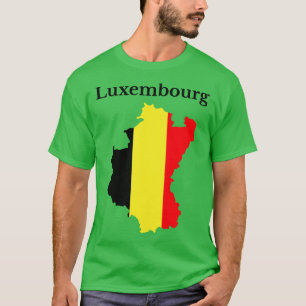 Belgian Luxembourg Map Belgium T-Shirt