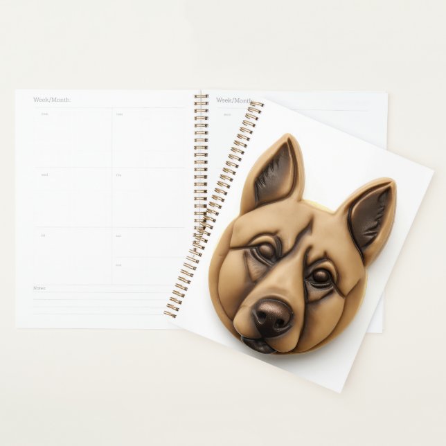 Belgian Malinoi Dog 3D Inspired Planner (Display)