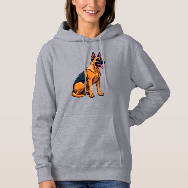 Belgian Malinois (1) Hoodie (Front)