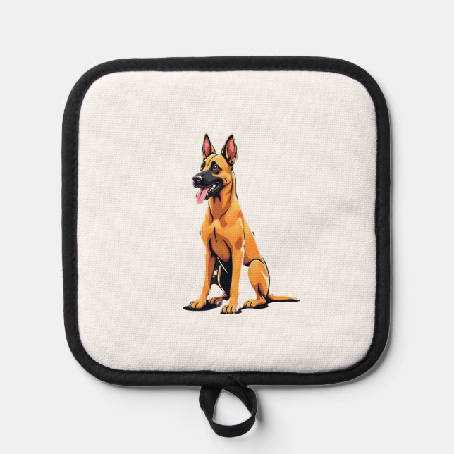 Belgian Malinois (3) Pot Holder (Front)
