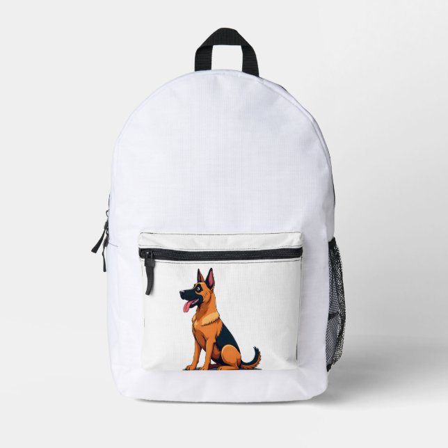 Belgian Malinois (6) Printed Backpack (Front)