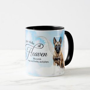 Belgian Malinois Angel Personalised Pet Memorial Mug