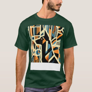 Belgian Malinois Art Deco Style T-Shirt