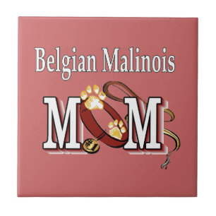 Belgian Malinois Dog MOM Tile