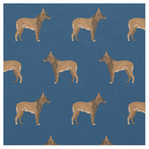 Belgian Malinois dog navy Fabric