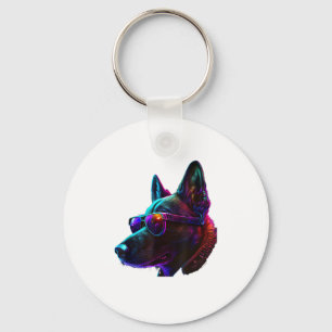 Belgian Malinois Dogs Belgian Malinoiss Key Ring
