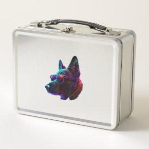 Belgian Malinois Dogs Belgian Malinoiss  Metal Lunch Box