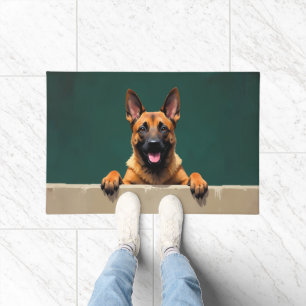 Belgian Malinois Doormat Art