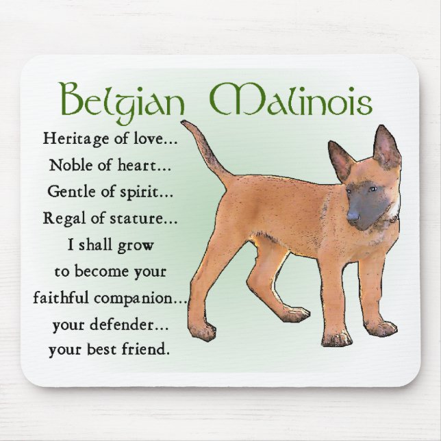 Belgian Malinois Gifts Mouse Pad (Front)