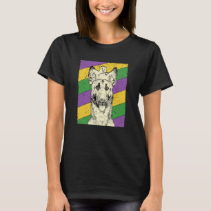 Belgian Malinois Jester Mardi Gras Dog Mom or Dad T-Shirt