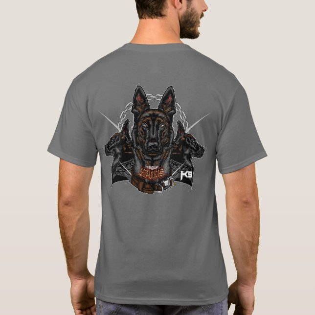 Belgian Malinois K9 Force - ELIT3 T-Shirt (Back)