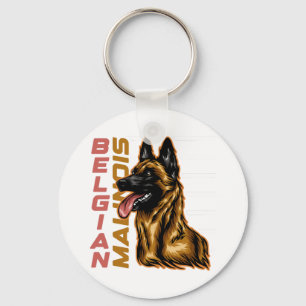 Belgian Malinois   Key Ring