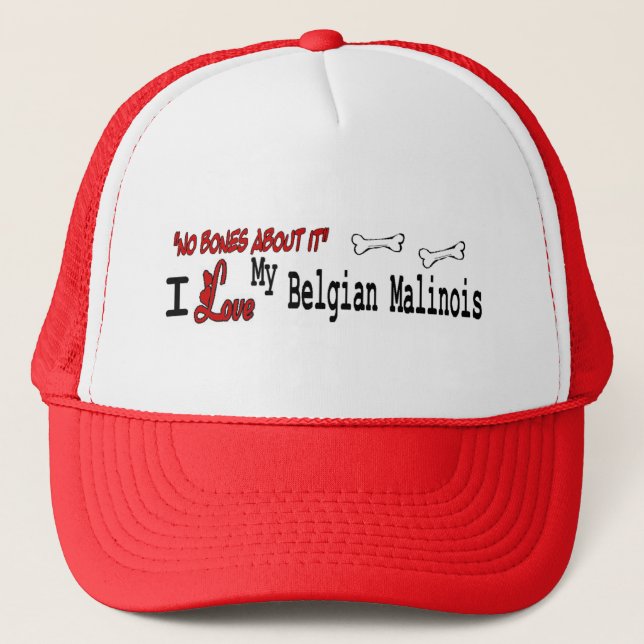 Belgian Malinois Lovers Gifts Trucker Hat (Front)
