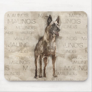Belgian Malinois - Mechelaar - Maligator Mouse Pad