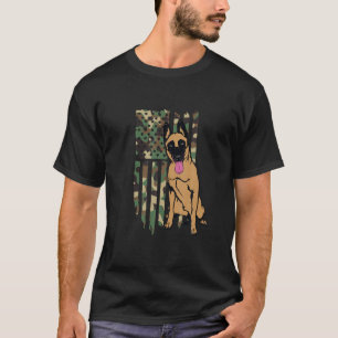 Belgian Malinois Military Dog American USA Flag Ca T-Shirt