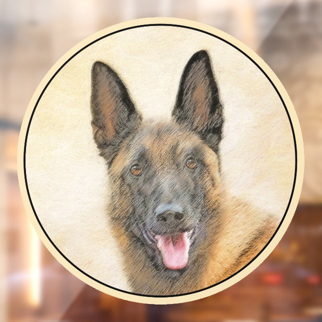 Belgian Malinois Painting - Cute Original Dog Art (Sheet 2)