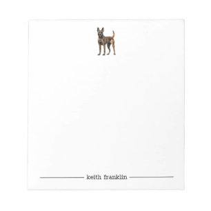 Belgian Malinois Personalized Notepad