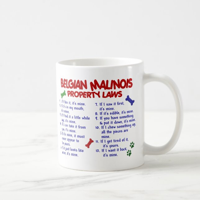 BELGIAN MALINOIS PL2 COFFEE MUG (Right)