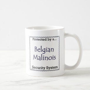 Belgian Malinois Security System Coffee Mug