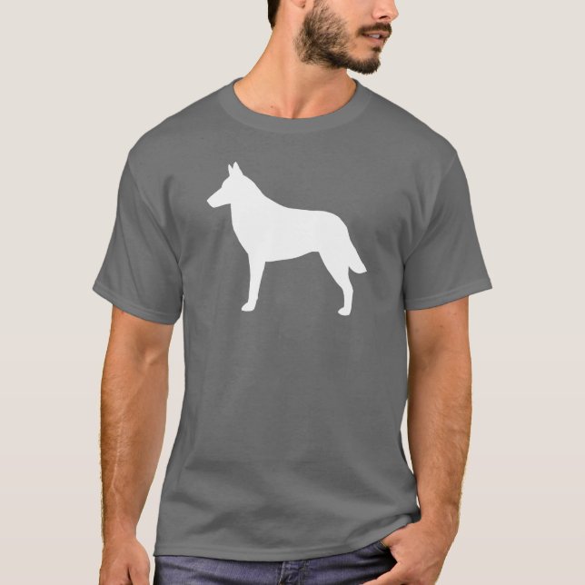 Belgian Malinois Silhouette T-Shirt (Front)