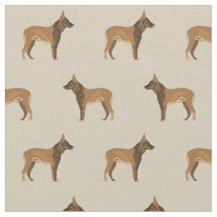 Belgian Malinois tan Fabric