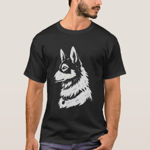 Belgian Malinois X Husky Pet Belusky Wolf Dog Owne T-Shirt