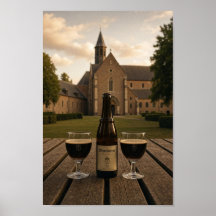 Belgian Monastery Westvleteren Ale Beer Poster