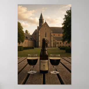 Belgian Monastery Westvleteren Ale Beer Poster