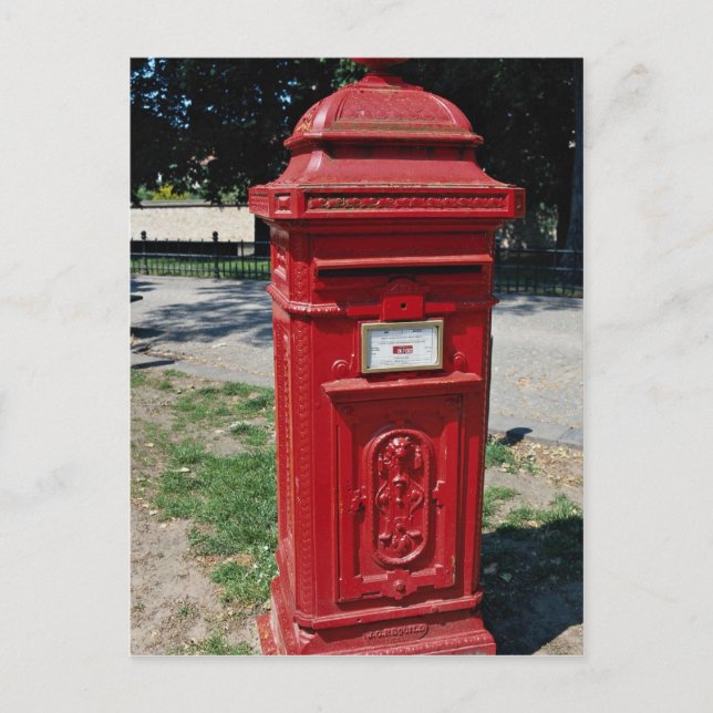 Belgian red letter box postcard (Front)