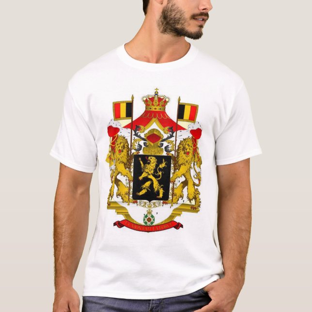 Belgian Royal Coat of Arms T-Shirt (Front)